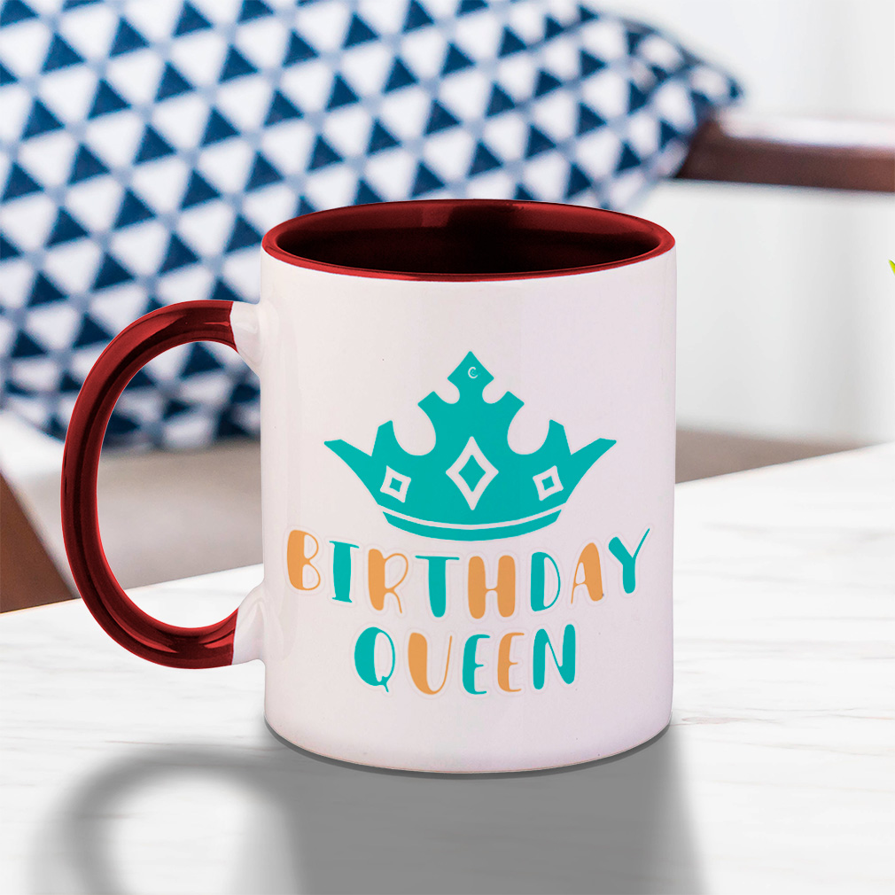Ceramic Colorful Coffee Mug 11 Ounces Birthday Queen Crown Tea Cup Birthday - Picture 2 of 8