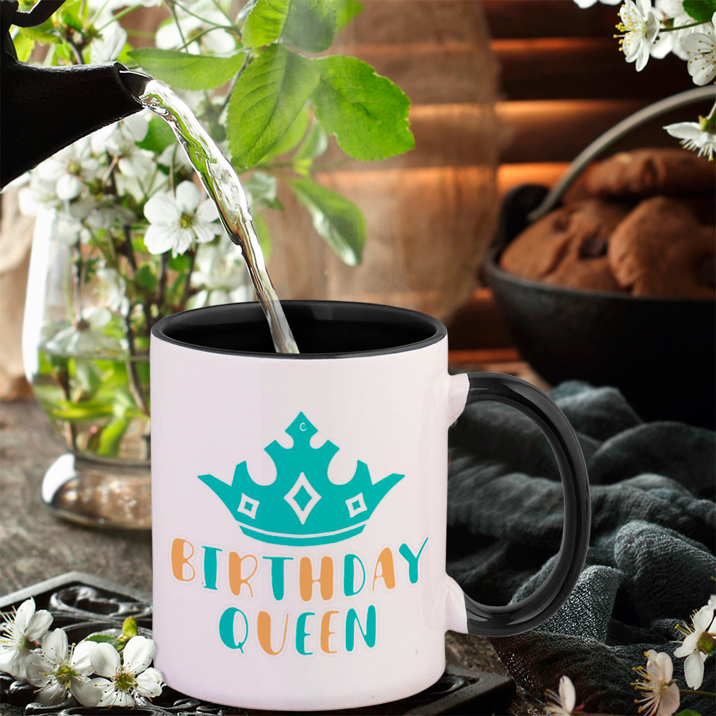 Ceramic Colorful Coffee Mug 11 Ounces Birthday Queen Crown Tea Cup Birthday - Picture 3 of 8