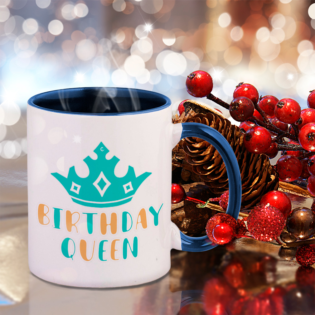 Ceramic Colorful Coffee Mug 11 Ounces Birthday Queen Crown Tea Cup Birthday - Picture 4 of 8